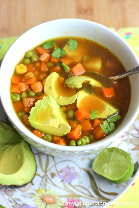 Sopa de Verduras (Vegetable Soup) - My Colombian Recipes