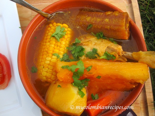 Sancocho de Gallina (Chicken or Hen Sancocho) - My Colombian Recipes