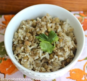 Rice with Coconut and Lentils (Arroz con Coco y Lentejas) - My ...