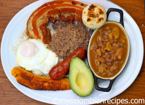 Bandeja Paisa (Paisa Platter) - My Colombian Recipes