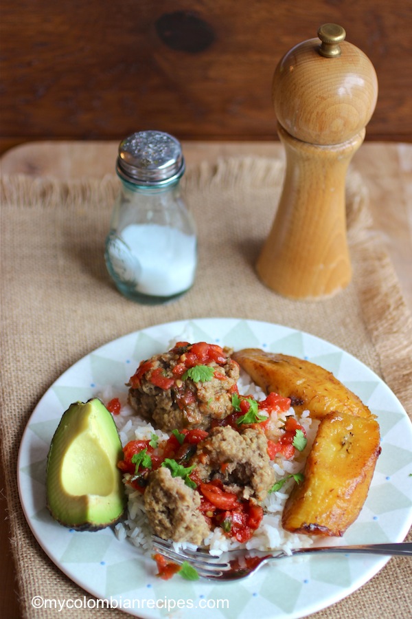 Albondigas Colombianas |mycolombianrecipes.com