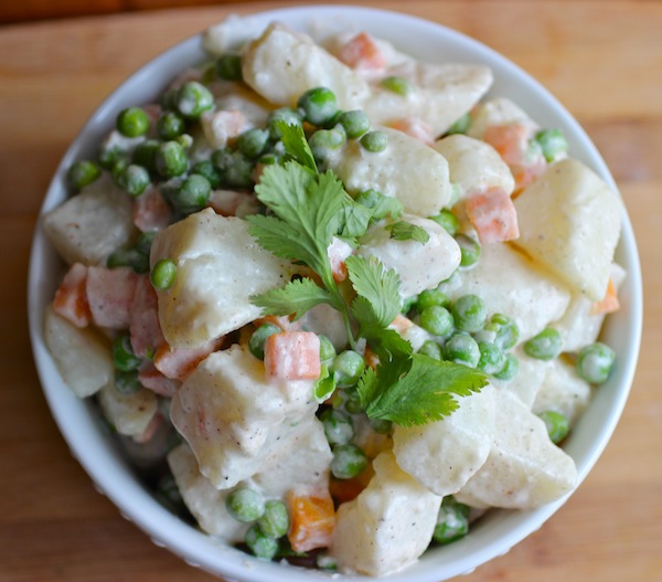 Ensalada Rusa Potato Salad - Pilar's Chilean Food & Garden