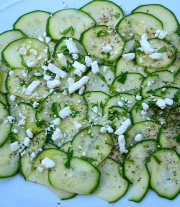 Zuchinni Carpaccio