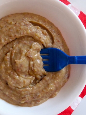 Ripe Plantain and Bean Puree