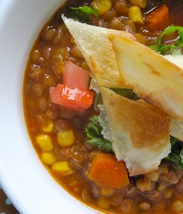 Meatless Lentils Chili