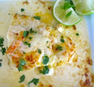 Pescado Gratinado con Camarones (Fish and Shrimp Au Gratin) - My ...