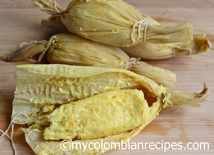 Bollos de Mazorca (Steamed Fresh Corn Rolls) - My Colombian Recipes