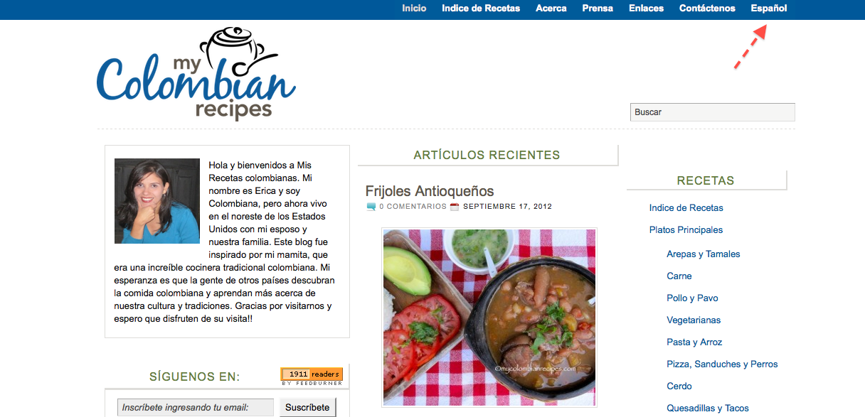 Arriba 32+ imagen recetas de comida colombiana en ingles
