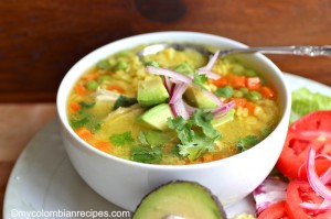 Sopa de Letras con Pollo (Alphabet and Chicken Soup) - My Colombian Recipes