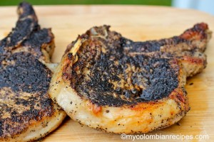 Coffee Crusted Pork Chops - My Colombian Recipes