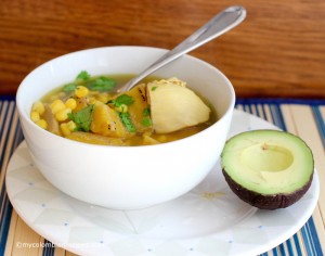 Sopa de Pollo y Plátano Verde (Chicken and Green Plantain Soup) - My ...