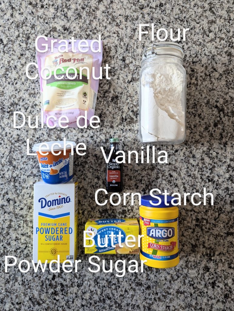 Alfajores Ingredients